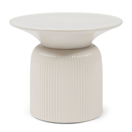 Cascais End Table, Pure White