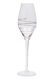 Riviera Maison Elegant Swirl Bubbles Glass