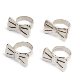Rivièra Maison Classic Bow Napkin Ring Set of 4