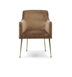 The Smith Dining Armchair Golden Mink