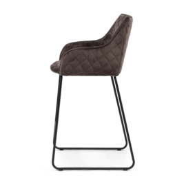 Rivièra Maison Frisco Drive Counter Stool, velvet III, anthracite