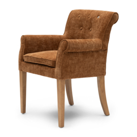 La Scala Dining Armchair, Montmarte Weave Macroon Brown