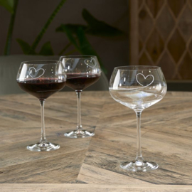 Rivièra Maison With Love Red Wine Glass