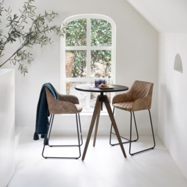 Rivièra Maison Frisco Drive counter Stool, pellini, Coffee