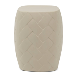 Tavira End Table, Warm Beige