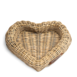 Riviera Maison Rustic Rattan Loving Heart Mini Tray