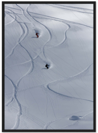 Riviera Maison Wall Art Ski Valley 100x140 Glass