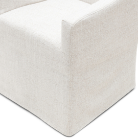 Rivièra Maison Firenze Antique White Eetkamerstoel met armleuning