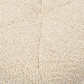 Perruche Stool, Peluche Bouclé Natural Grey