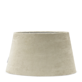 Rivièra Maison Oval Velvet Lampshade flax 45x26