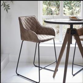 Rivièra Maison Frisco Drive counter Stool, pellini, Coffee