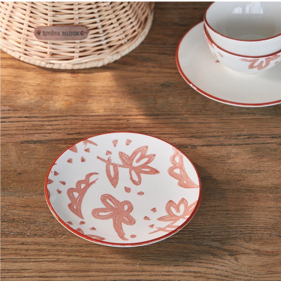 Riviera Maison Bella Flowers Cake Plate