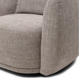 Riviera Maison Leonardo Swivel Draaibare Fauteuil taupe