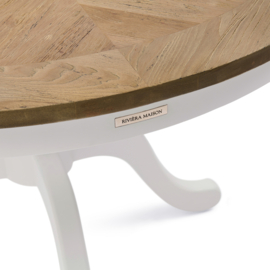 Rivièa Maison Le Marais Dining Table, Dia 120 cm White