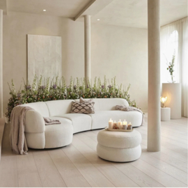Rivièra Maison San Remo Sofa, Arm right, Simply white