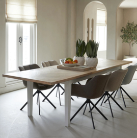 Riviera Maison Carnaby Dark Taupe DAC Draaibare Eetkamerstoel