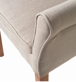 Rivièra Maison La Scala Dining Arm Chair Linen Flax
