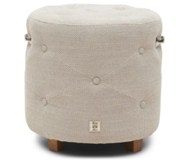 Riviera Maison Bowery Footstool Chelsea Flax