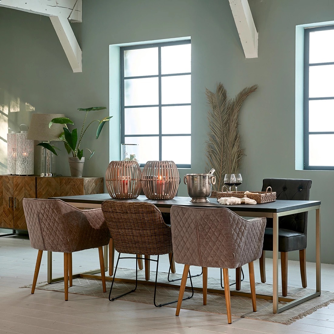 Dining Chair Hampton Classic, Espresso, Pellini