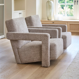 Riviera Maison Messina Fauteuil, Bruin