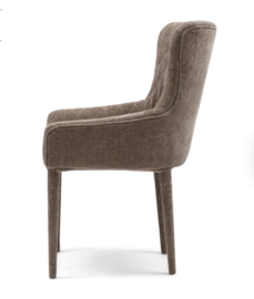 Rivièra Maison Eetkamerstoel met armleuning Corvara, Taupe