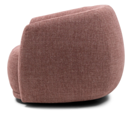 Riviera Maison Leonardo Swivel Draaibare Fauetuil koraalroze