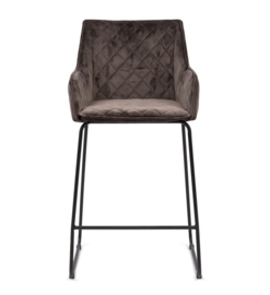 Rivièra Maison Frisco Drive Counter Stool, velvet III, anthracite