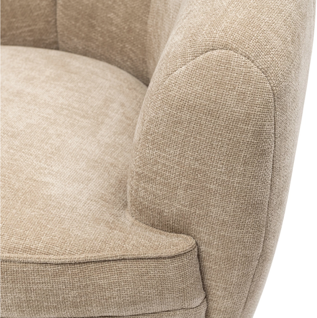 Riviera Maison The Countess Swivel Beige, Draaibare Fauteuil