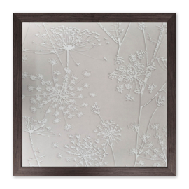 Rivièra Maison Wall Art Silhouette Flowers 60X60