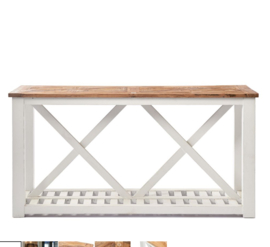 Rivièra Maison Chateau Chassigny Side Table With Shelf, 160x46cm