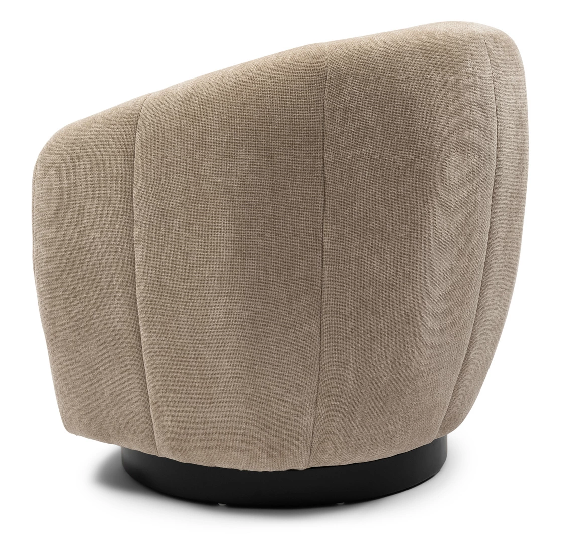 Riviera Maison The Countess Swivel Beige, Draaibare Fauteuil