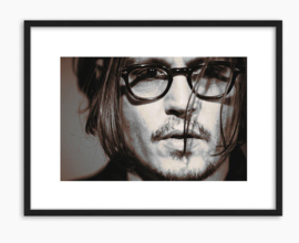 Johnny Depp with Glasses 60x80 cm