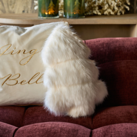 Riviera Maison Fluffy Tree Faux Fur Box Pillow