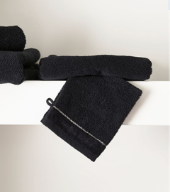 RM Elegant Washcloth Black