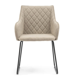 Rivièra Maison Frisco Drive Light Flax Eetkamerstoel met armleuning