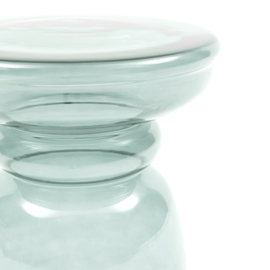 Rivièra Maison Venice Glass End Table, Aqua
