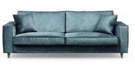 Rivièra Maison The Kendall Sofa 3,5 Seater Velvet petrol