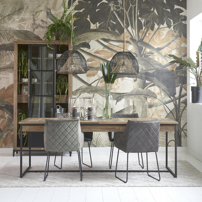 Eettafel Shelter Island, 220/300x90 cm