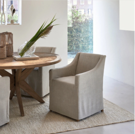 Riviera Maison Eetkamerstoel Firenze, Fabulous Flax, Linnen