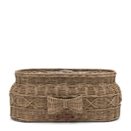 Rustic Rattan Bow Planter Oval