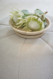 Riviera Maison Falcone Stool, Chenille Jacquard