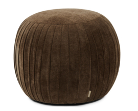 Riviera Maison Paris Footstool, Vintage Jacquard, Grime Brown PRE ORDER