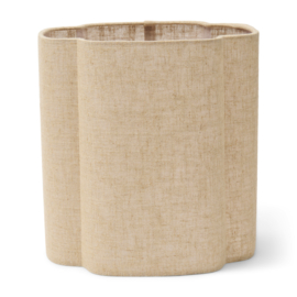 Riviera Maison Merlan Linen Quatrefoil Lampshade Natural 25x26 PRE ORDER