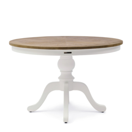 Rivièa Maison Le Marais Dining Table, Dia 120 cm White