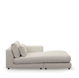 Rivièra Maison Stephen chaise, longue right, boucle, simply white