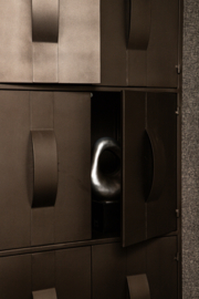 PTMD Acalia Brown Cabinet 8 doors