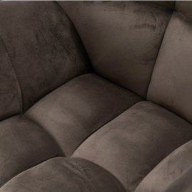 Riviera Maison Carnaby DAC Draaibare Eetkamerstoel Anthracite Velvet