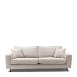 Rivièra Maison Kendall Sofa 3,5 Seater, chenille jaquard, satin oyster