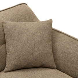 Rivièra Maison Lugano Corner Arm Right peluche bouclé classic brown