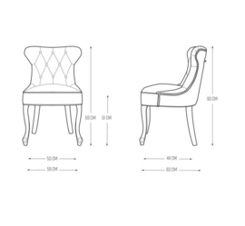 George Dining Chair Pellini Camel